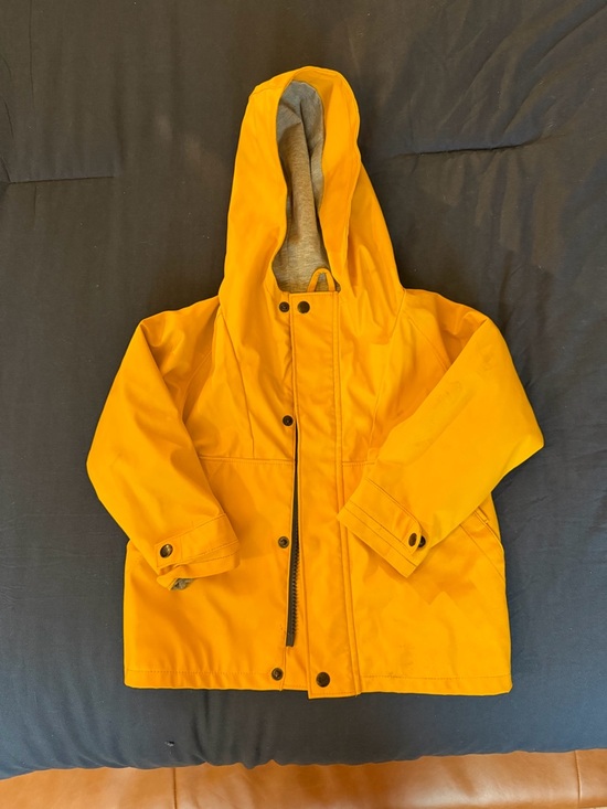 Me & Henry Other - Me & Henry Kids Waterproof Hooded Yellow Raincoat with Cozy Lining